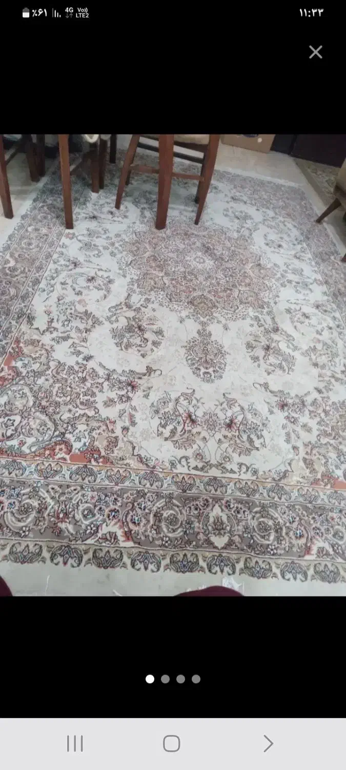 یک عدد فرش ۶ متری ویک عدد فرش ۱۲متری کاملا گوشتی|فرش|تهران, ارامنه|دیوار