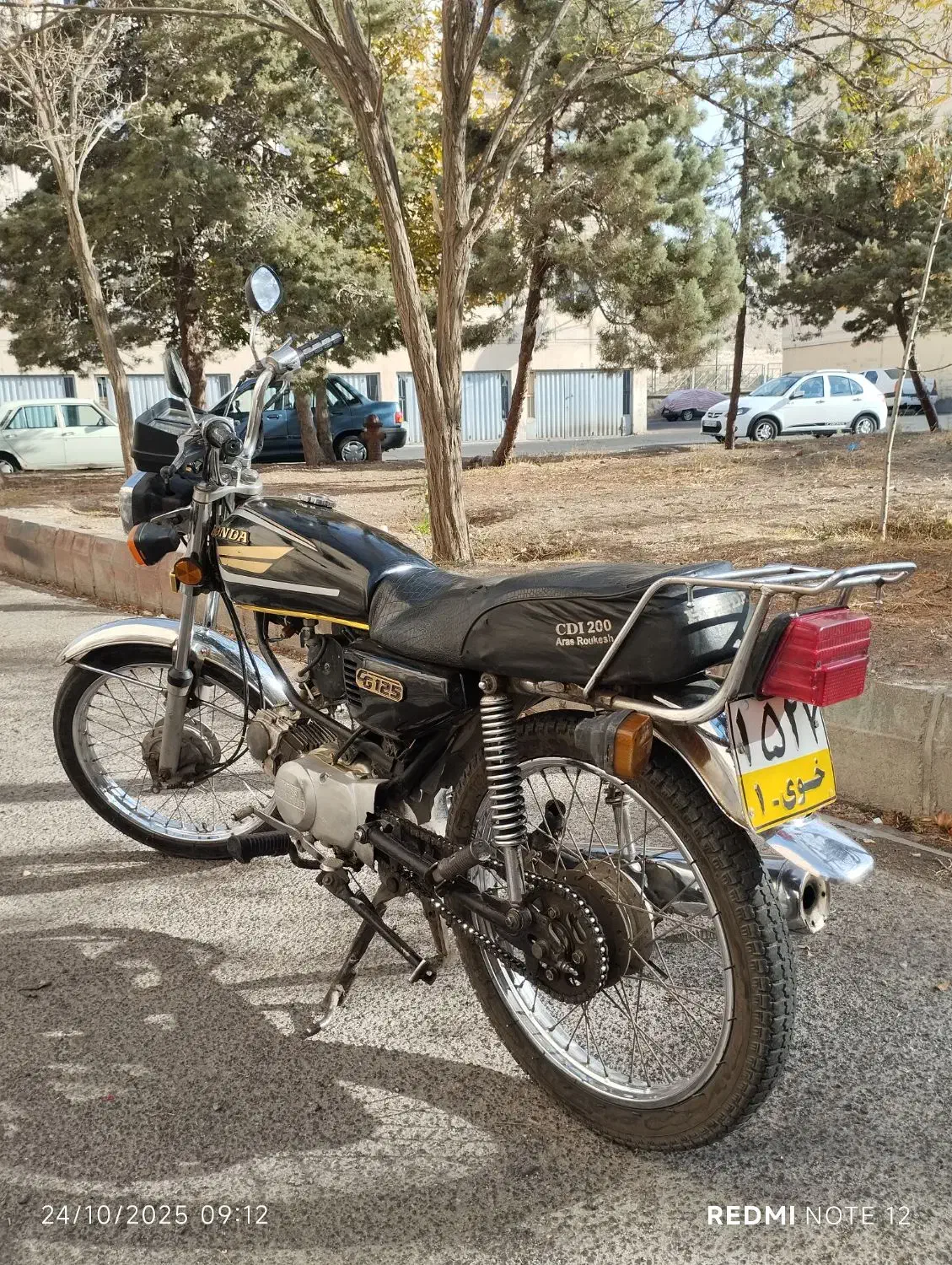 موتور شیرو100سواری نرم تمیز|موتورسیکلت|تبریز, |دیوار