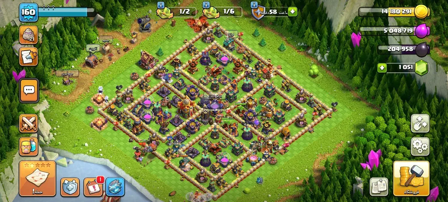 اکانت کلش آف کلنز|کنسول، بازی ویدئویی و آنلاین|مشهد, نیزه|دیوار