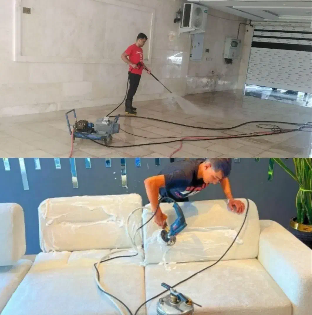 نظافت راه پله باکارواش مبل شویی قالیشویی درمنزل|خدمات نظافت|مشهد, سید رضی|دیوار