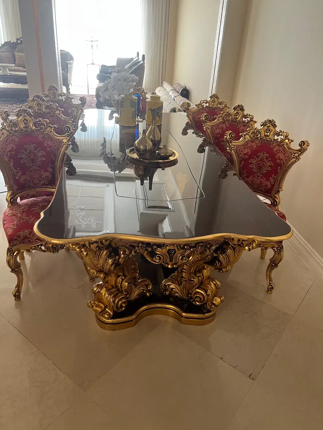 مبل سلطنتی و نهار خوردی|مبلمان خانگی و میز عسلی|تهران, آجودانیه|دیوار