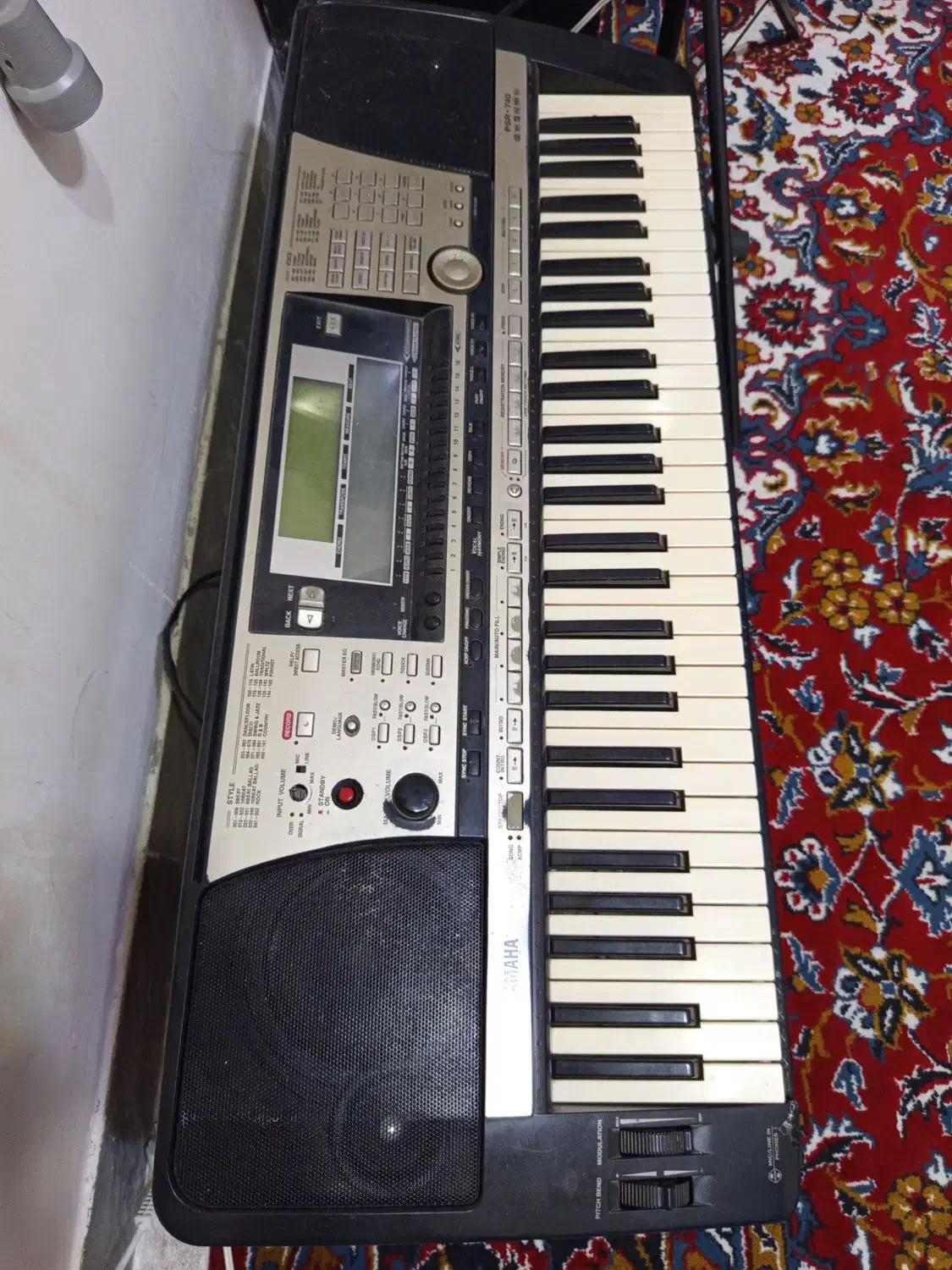 یاماها psr 740|پیانو، کیبورد، آکاردئون|میاندوآب, |دیوار