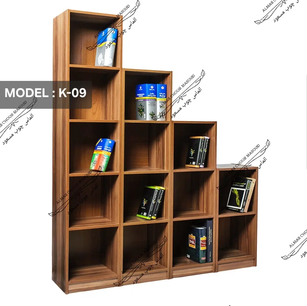 کتابخونه پله ای الماس چوب مسعود ( مدل K-09 )|کتابخانه، شلف، قفسه‌های دیواری|تهران, اوقاف|دیوار