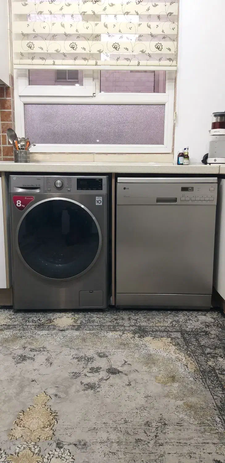 لباسشویی و ظرفشویی ال جی|ماشین لباسشویی و خشک‌کن لباس|تهران, سردارجنگل|دیوار