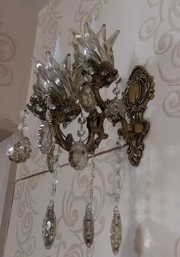 آینه شمعدان و لوستر و دیوار کوب برنز اصل|آینه|اراک, |دیوار