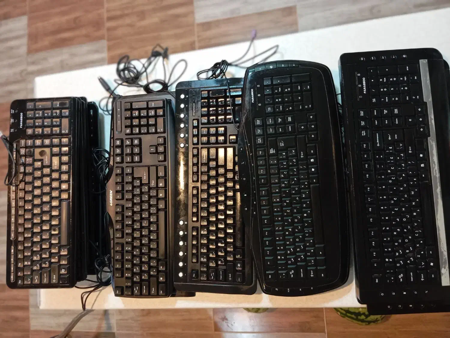 کیبورد فقط ۲۸۰ و مانیتور ۱۷و۱۹مناسب دوربین|قطعات و لوازم جانبی رایانه|کاشان, لتحر|دیوار