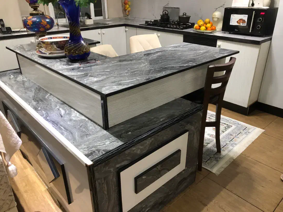 جزیره آشپزخانه کمد دار|میز و صندلی غذاخوری|رشت, گلسار|دیوار