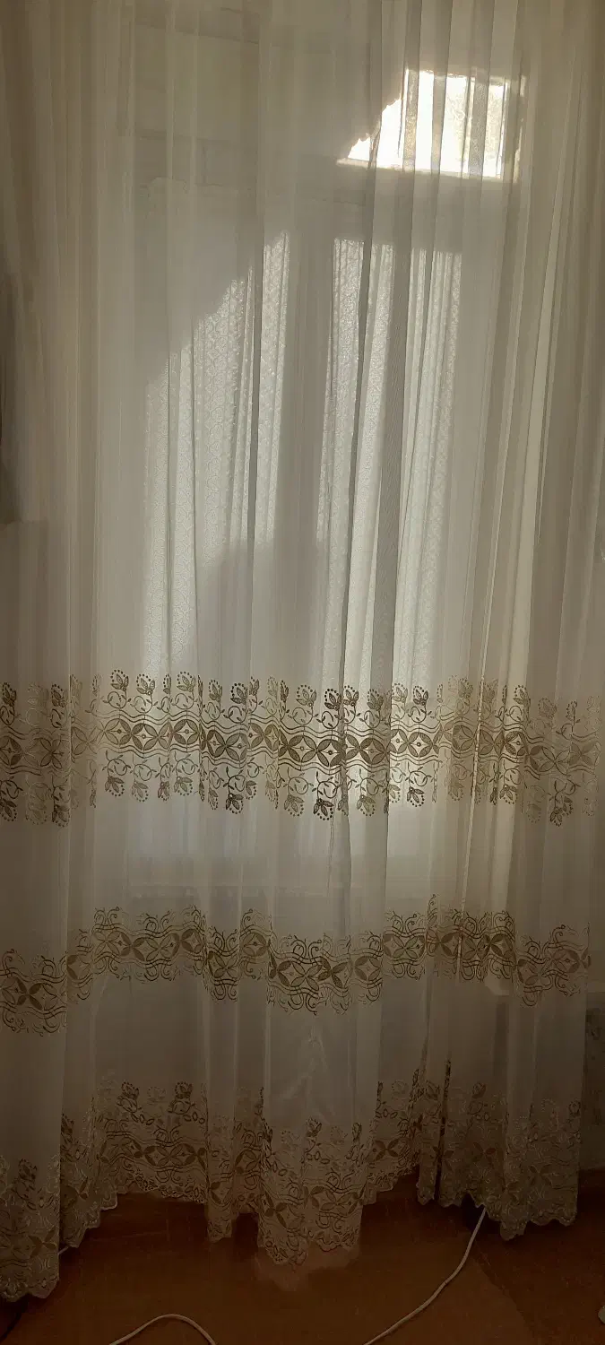 پرده حریر مناسب پنجره ۵ متری|پرده، رانر، رومیزی|کاشمر, |دیوار