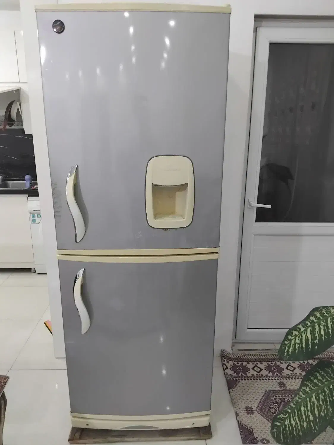 یخچال دو درب همراه با آب سرد کن دارای صفحه تریزون|یخچال و فریزر|کهریزک, |دیوار