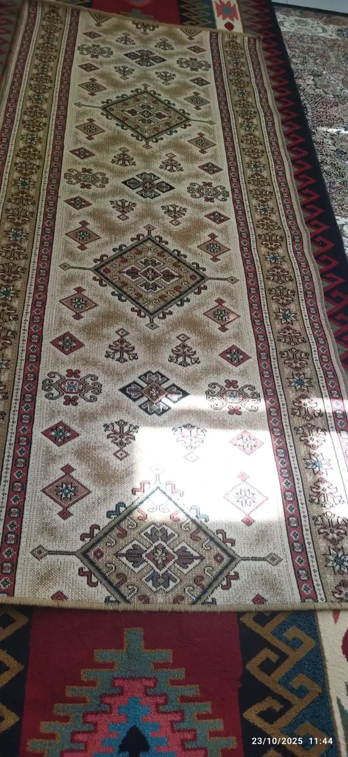 دو عدد گلیم فرش 6متری ،دو عددتو راهرویی|فرش|فولادشهر, B4|دیوار