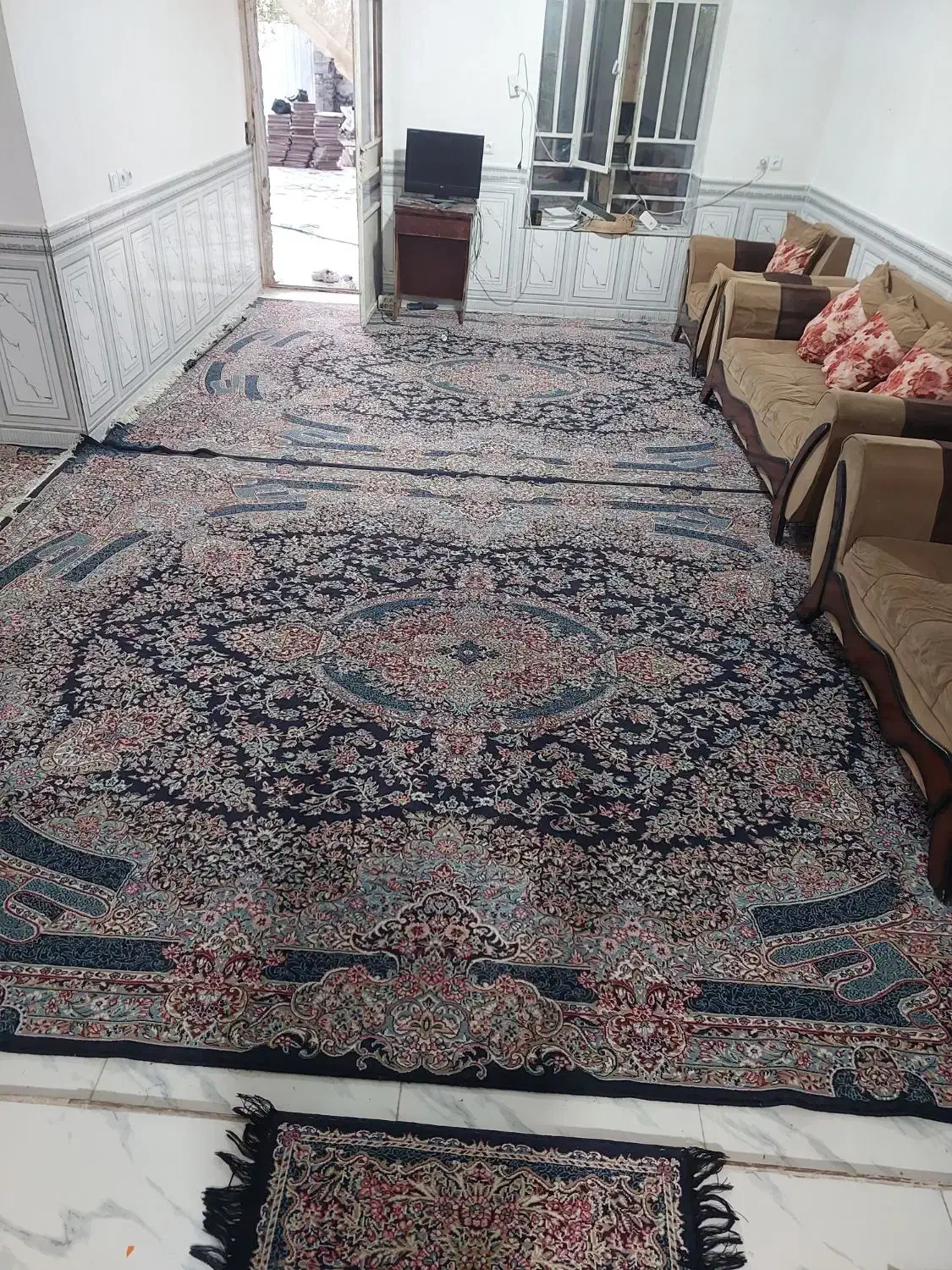 فرش ۱۲ متری|فرش|رستم, |دیوار