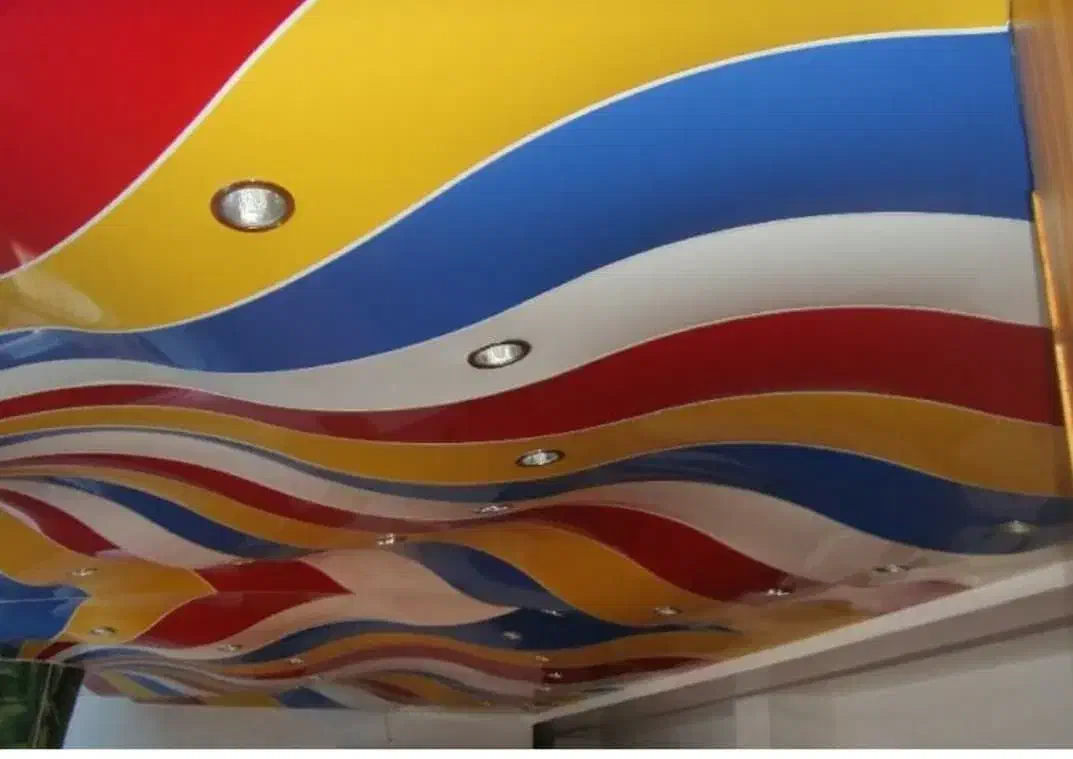 طراحی تولید فروش اجرای سقف های کشسان لاین نوری خطی|مصالح و تجهیزات ساختمان|ساری, |دیوار