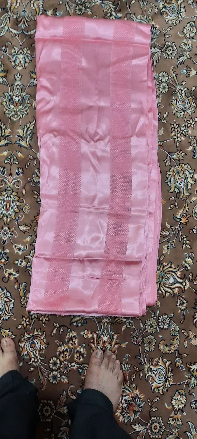 پارچه پرده ابریشمی|پرده، رانر، رومیزی|اصفهان, طامه|دیوار