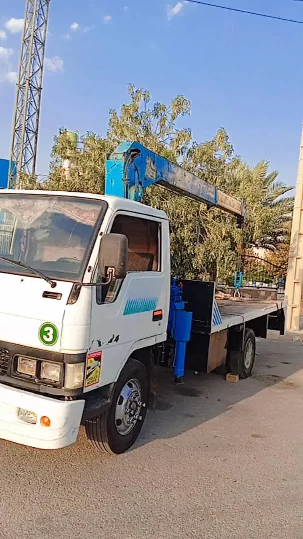 جرثقیل کفی دکل بلند 3تن|خدمات حمل و نقل|شیراز, شهرک صنعتی شیراز|دیوار