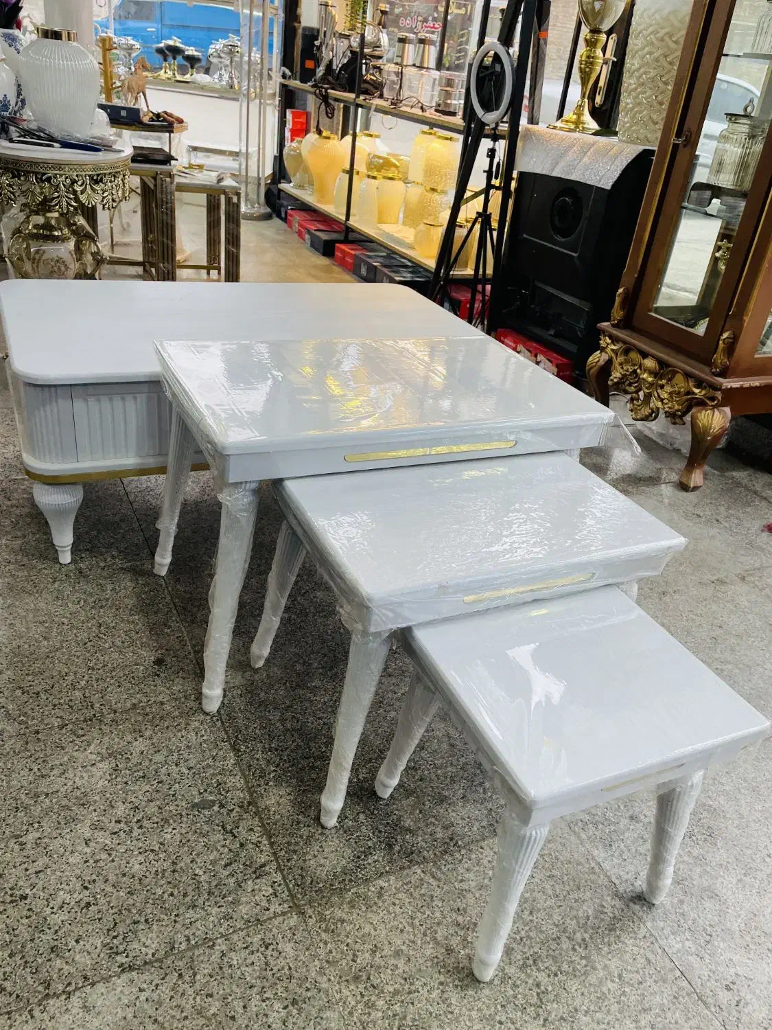 جلو مبلی 4 تکه نو|مبلمان خانگی و میز عسلی|میاندوآب, |دیوار