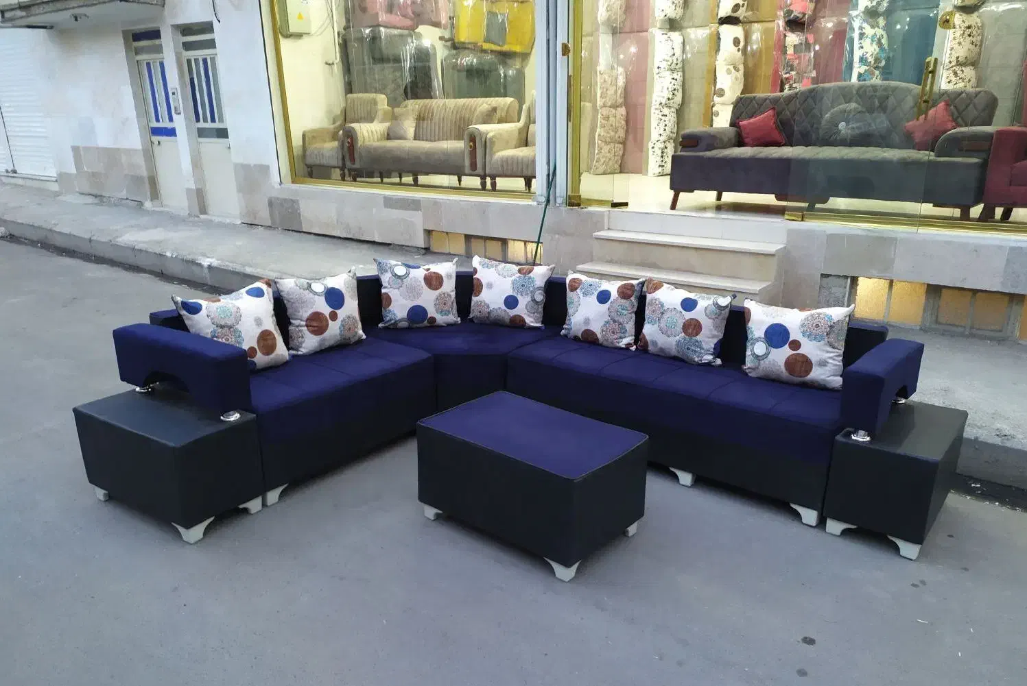 مبلمان کد۱۰ کاترینا ** ال|مبلمان خانگی و میز عسلی|شهرکرد, |دیوار