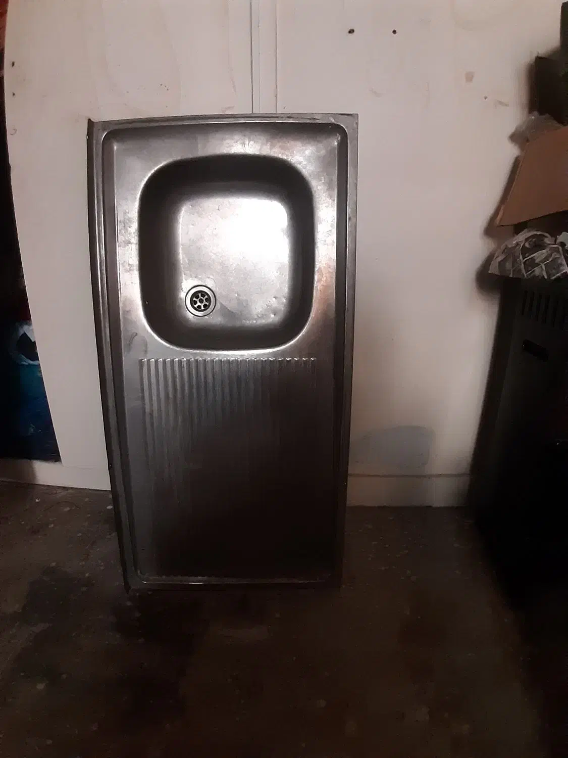 سینک تک لگن|آب‌چکان و نظم‌دهنده ظروف|ری, دولت‌آباد|دیوار