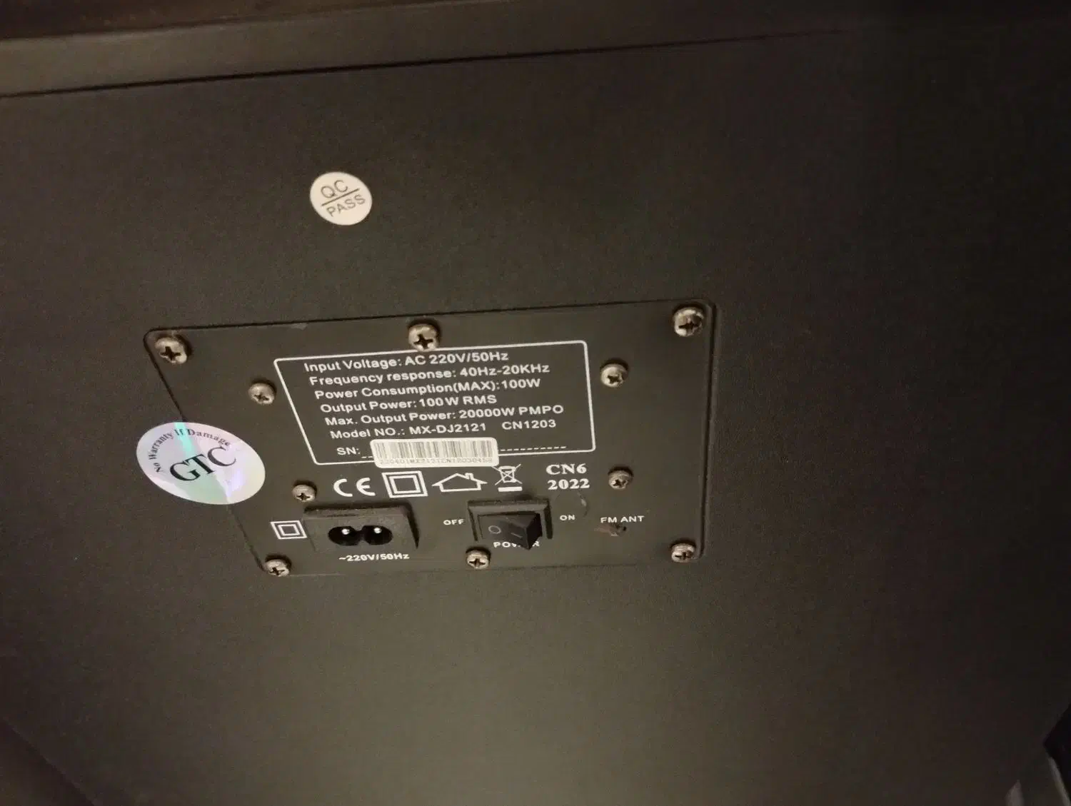 اسپیکر بلوتوثی مکسیدر دارای دی جی|سیستم صوتی خانگی|قزوین, |دیوار