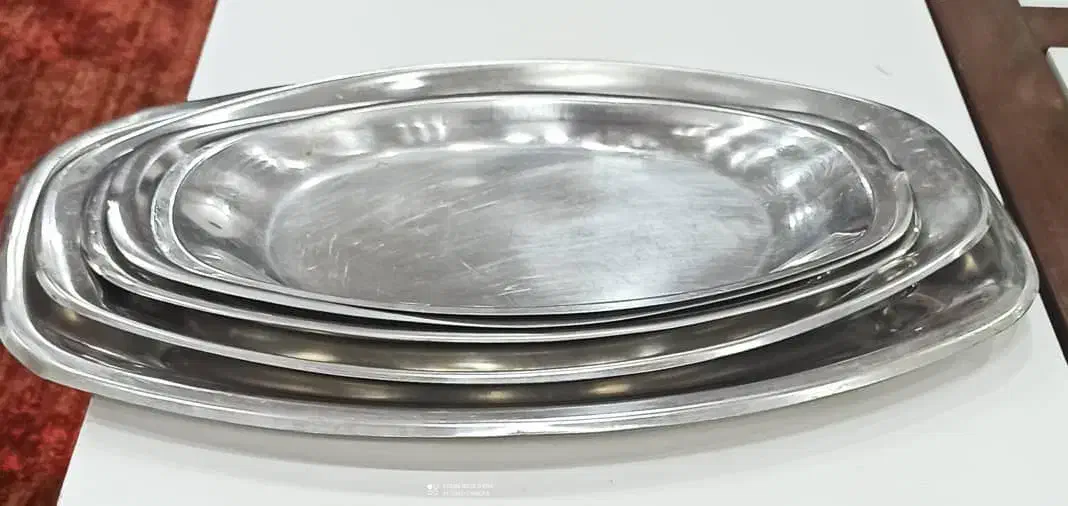 فروش ۵عدد دیس استیل|ظروف سرو و پذیرایی|رفسنجان, |دیوار