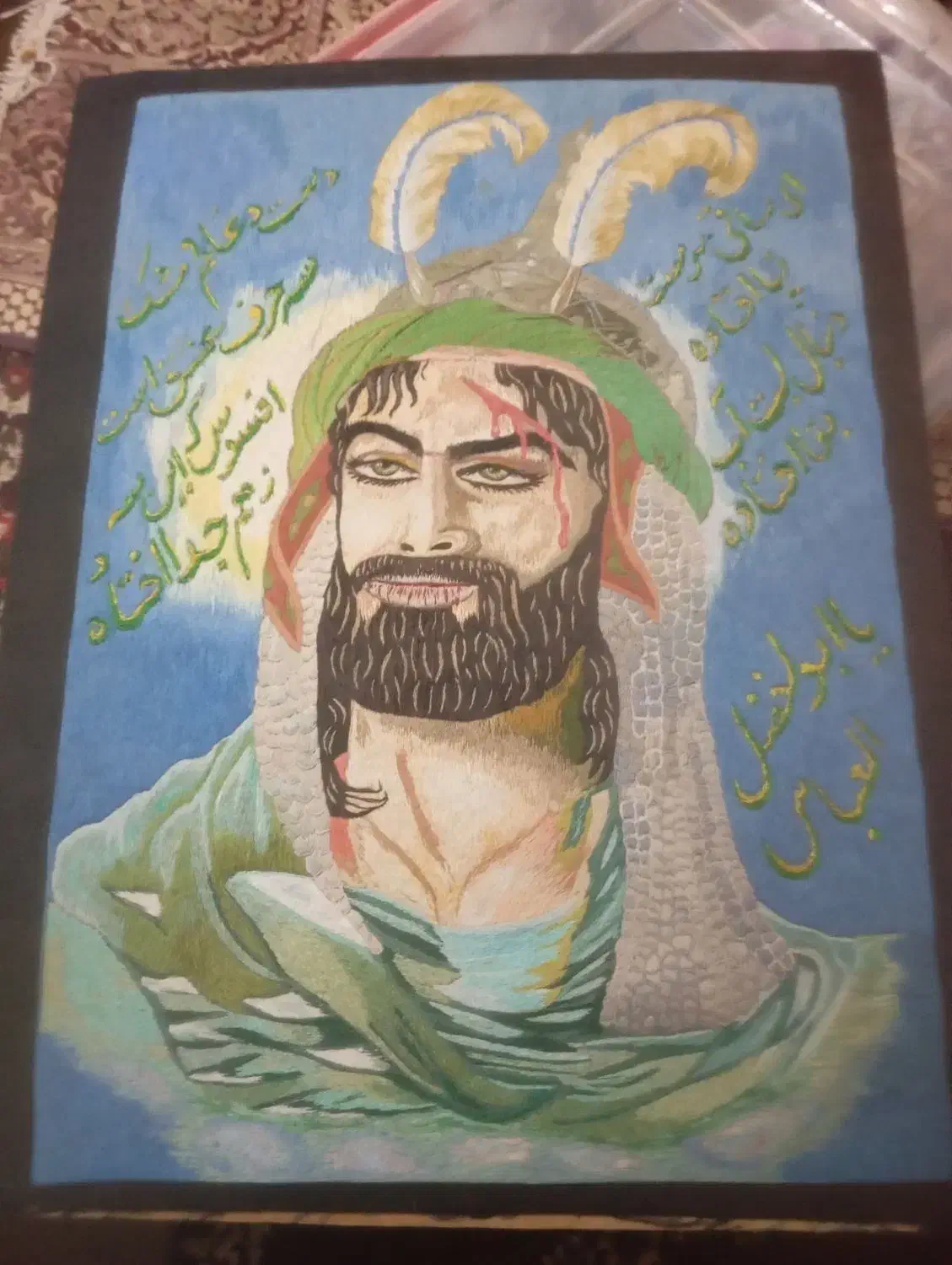 تابلو فرش سوزنی  کار دست|تابلو فرش|لالجین, |دیوار