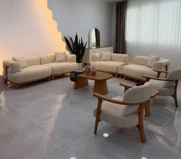 مبلمان و میز و صندلی ست/مدل کاترین/اقساطی|مبلمان خانگی و میز عسلی|لاهیجان, امیرشهید|دیوار