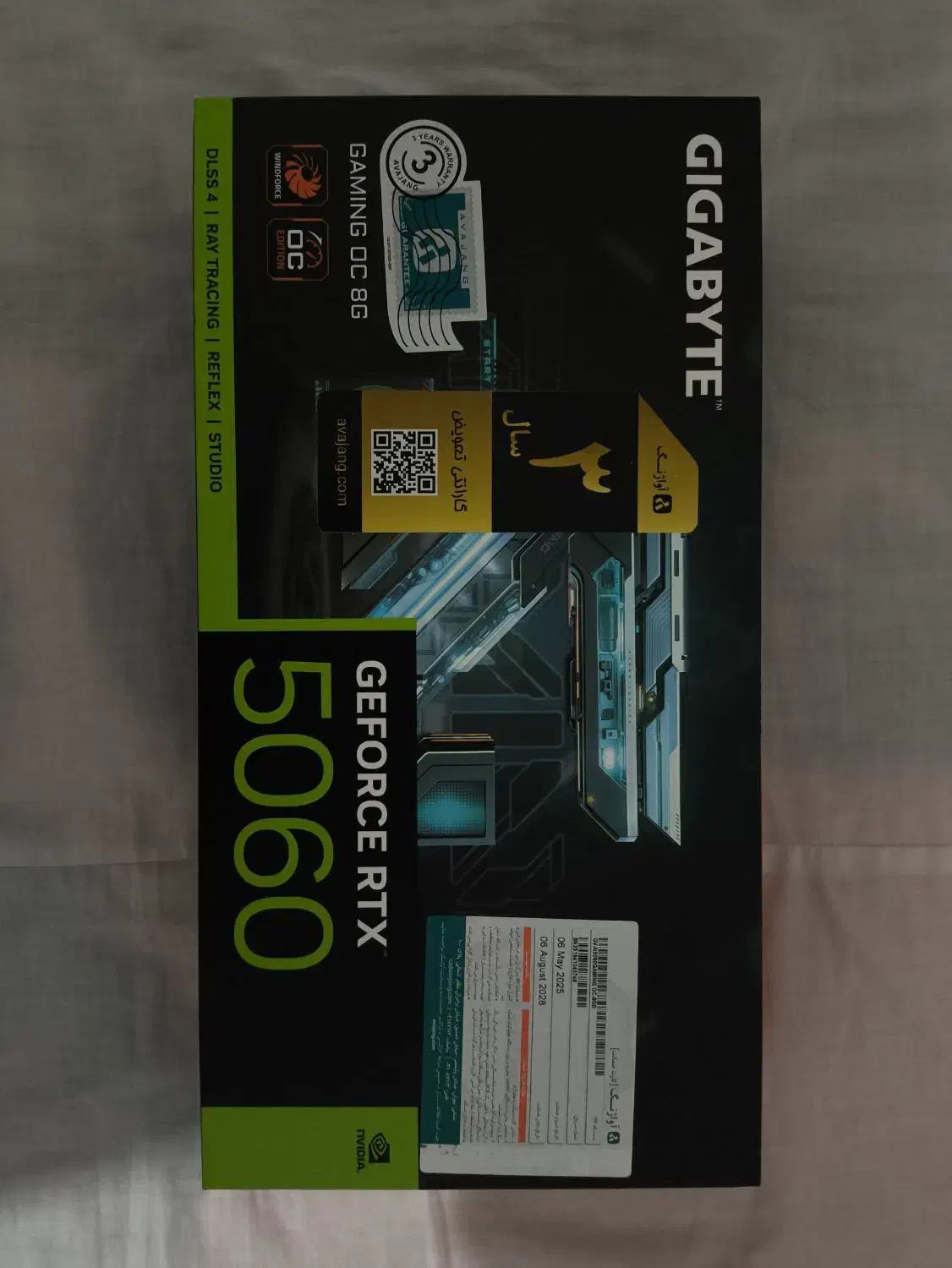گرافیک rtx 5060 oc gaming gygabyte 8g|قطعات و لوازم جانبی رایانه|بهار, |دیوار