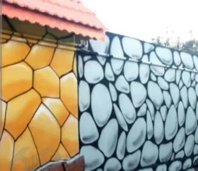 نقاشی خانه.باغ ویلا.|تابلو، نقاشی، عکس|تربت جام, میان جام|دیوار