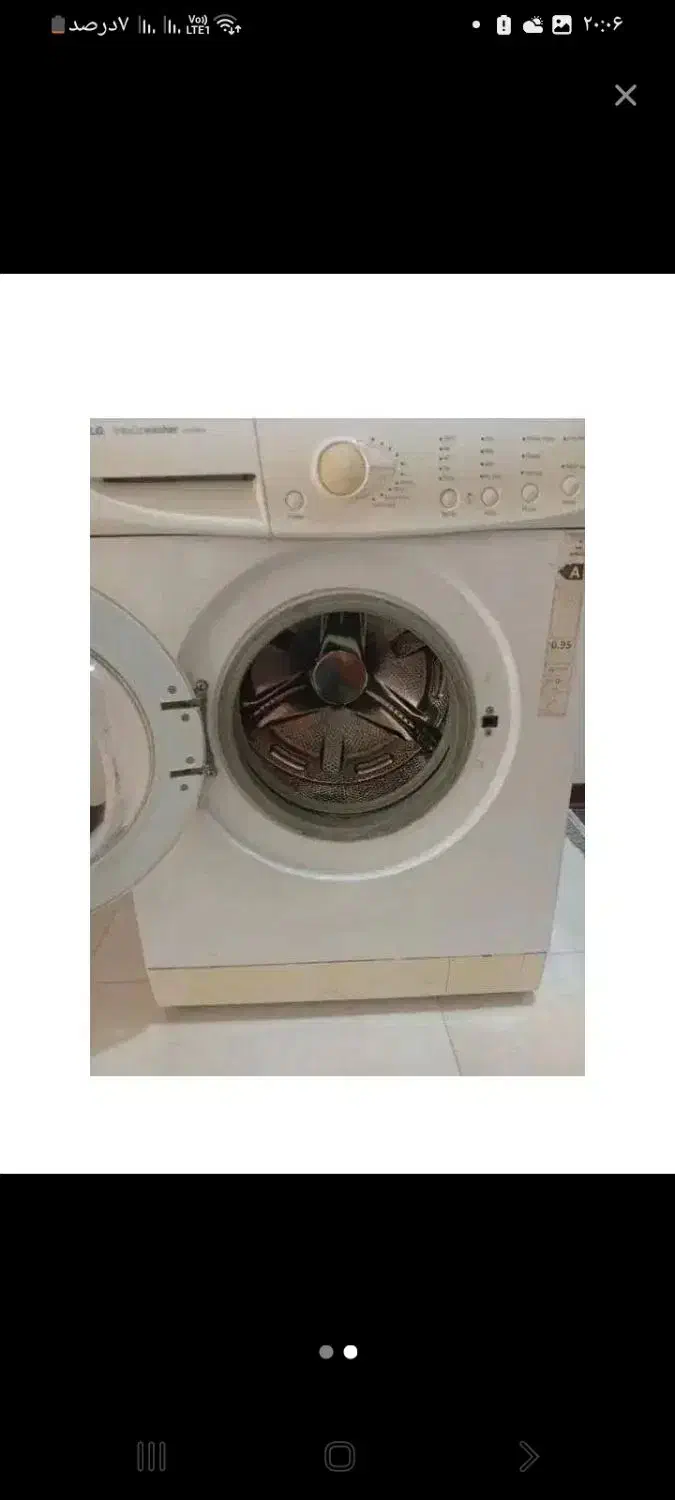 لباسشویی ال جی سالم سالم|ماشین لباسشویی و خشککن لباس|اسلامشهر, مظفریه|دیوار