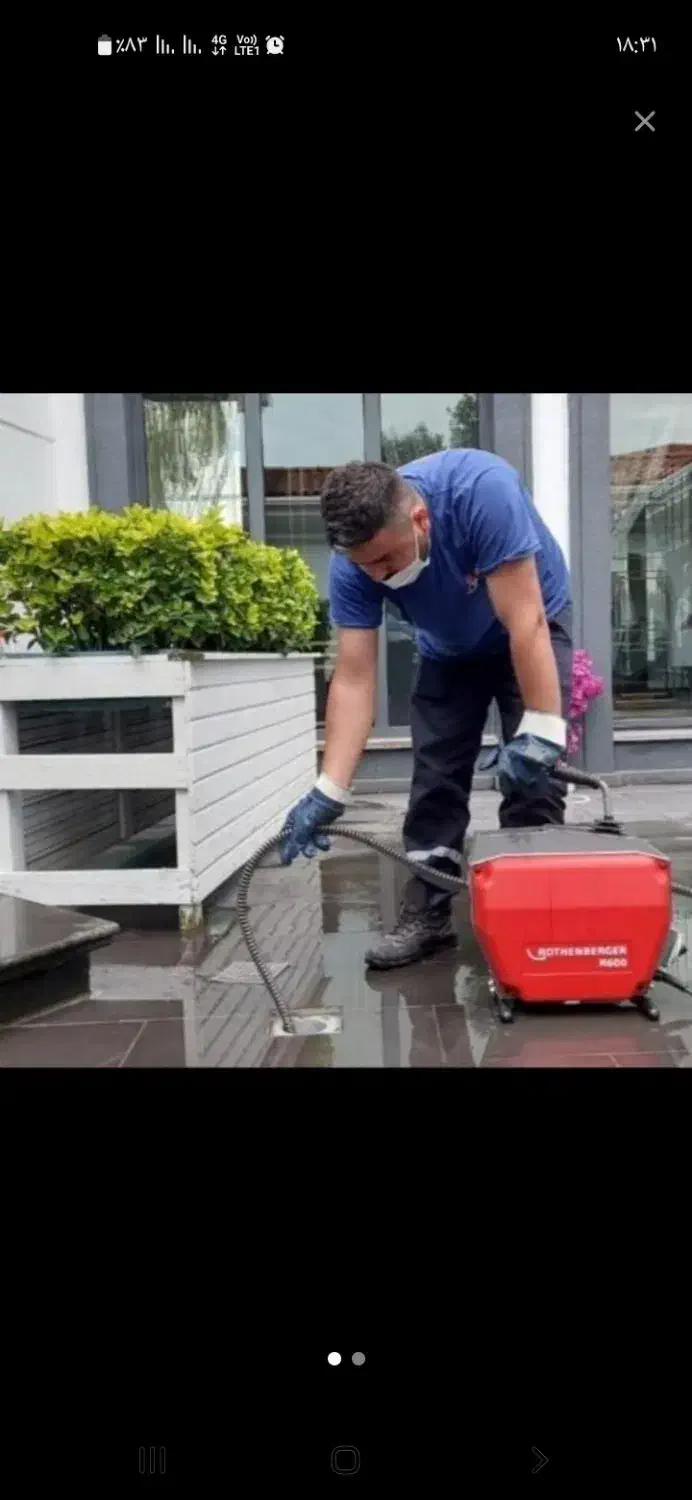 لوله بازکنی با فنربرقی فنر زنی چاه گرفتگی لوله۲۴ س|خدمات پیشه و مهارت|شیراز, ملاصدرا|دیوار