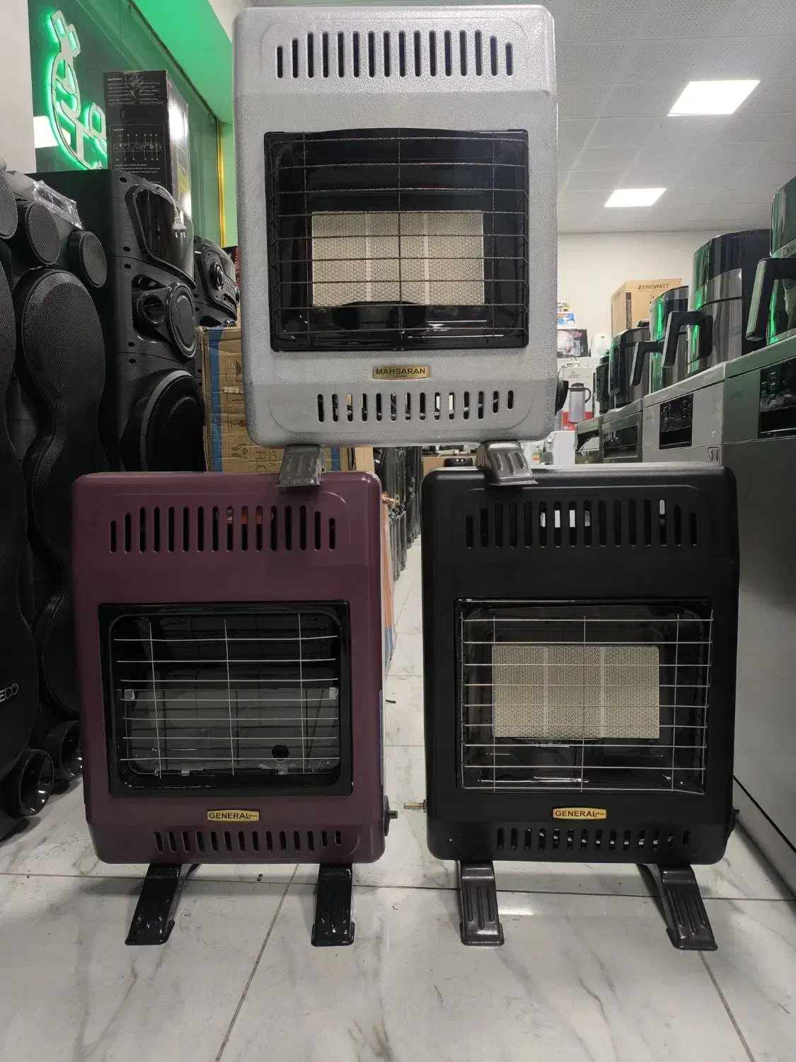 بخاری بدون دوکش جنرال افروز|بخاری، هیتر، شومینه|تبریز, |دیوار