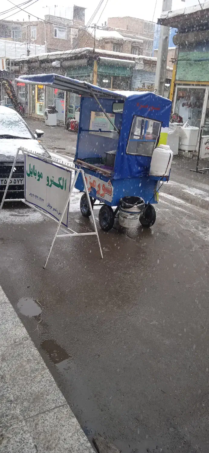 فروش چهارچرخ غذاخوری خیابانی|کافی‌شاپ و رستوران|نقده, |دیوار