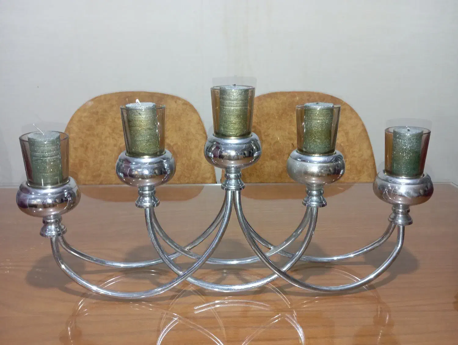 جا شمعدونی با شمع|صنایع دستی و سایر لوازم تزئینی|کیش, |دیوار