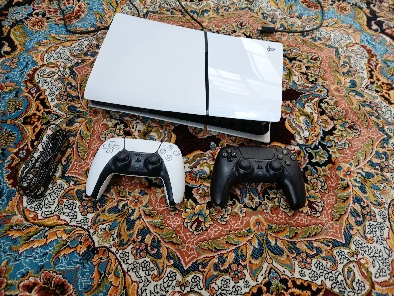 ps5 slim دو دسته|کنسول، بازی ویدئویی و آنلاین|دزفول, |دیوار