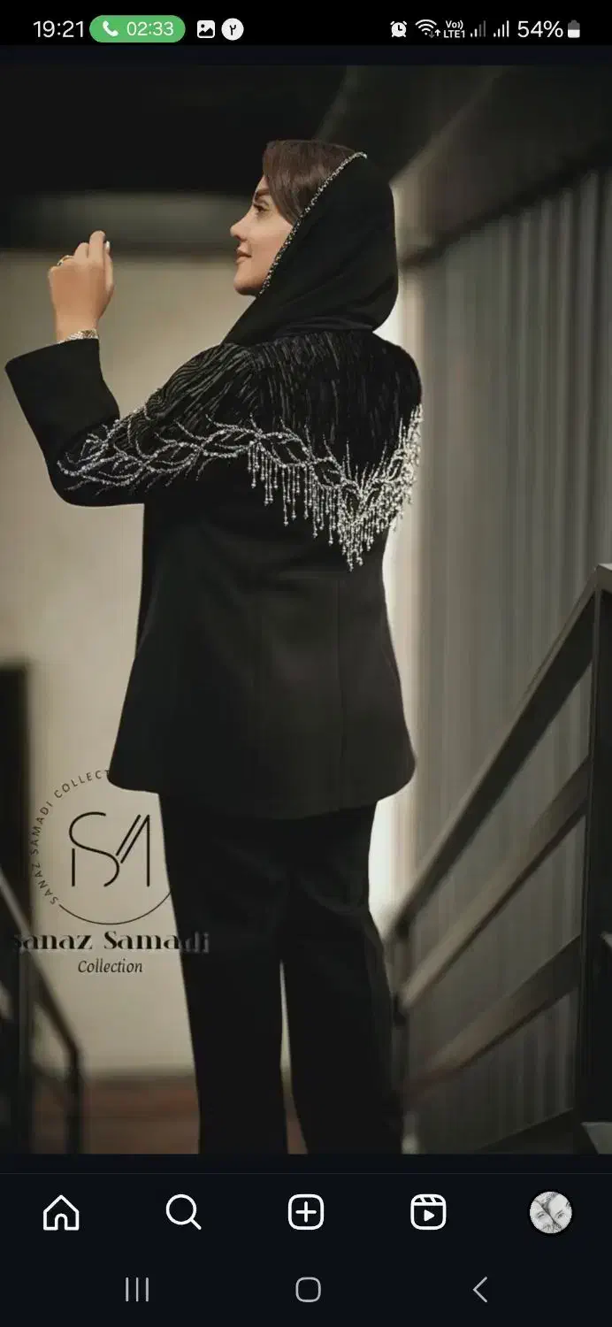 گلدوزی با منجوق و سنگ و...|لباس|دلیجان, |دیوار