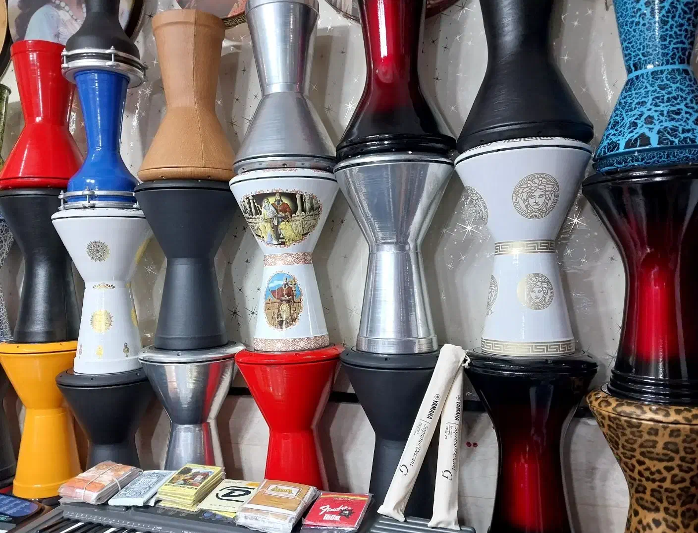 ارگ بادی کوچیک یا تمپو پایه ملودیکا با ضرب داربوکا|سازهای بادی|مشهد, طلاب|دیوار