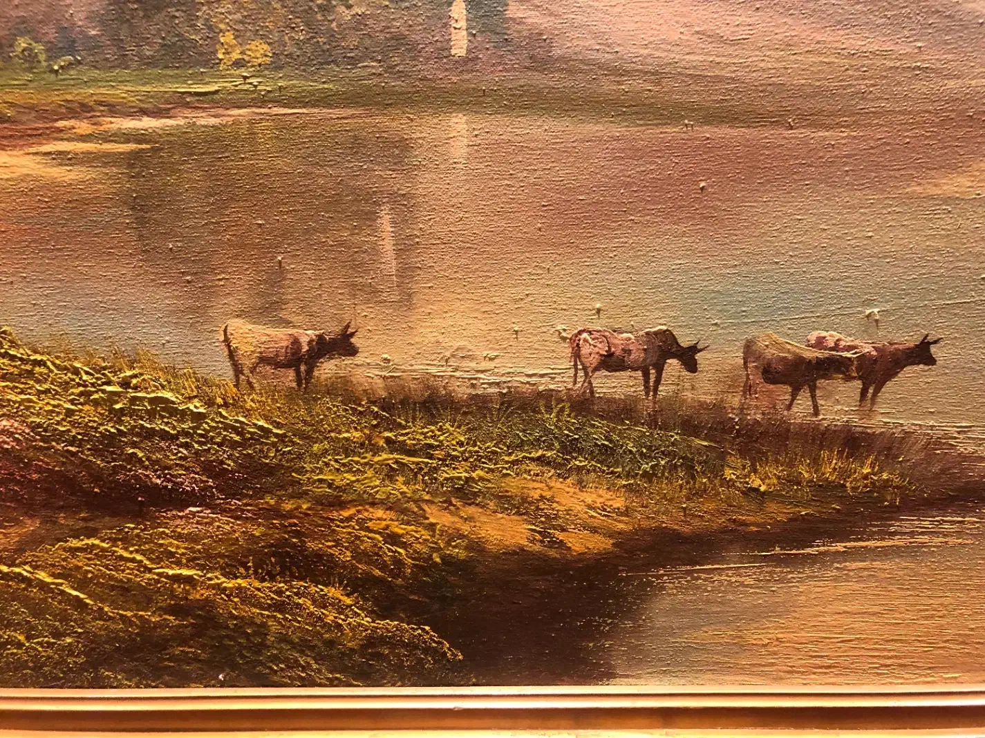 دو عدد نقاشی قدیمی ۱در ۱/۵  با قاب چوبی|تابلو، نقاشی، عکس|تهران, جهاد|دیوار