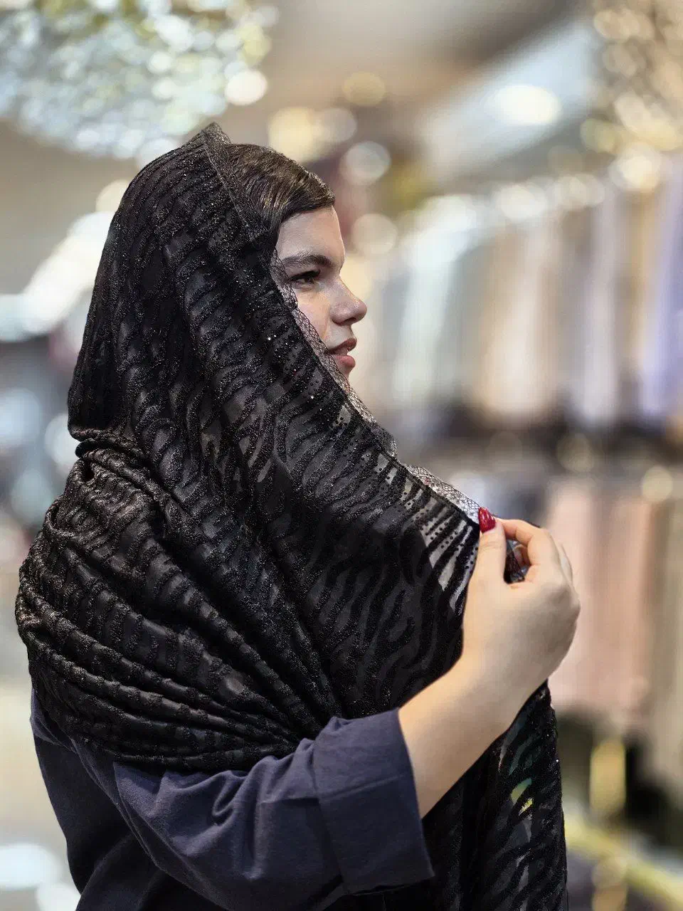 شال مخمل زیر قیمت بازار|لباس|نسیم‌شهر, |دیوار