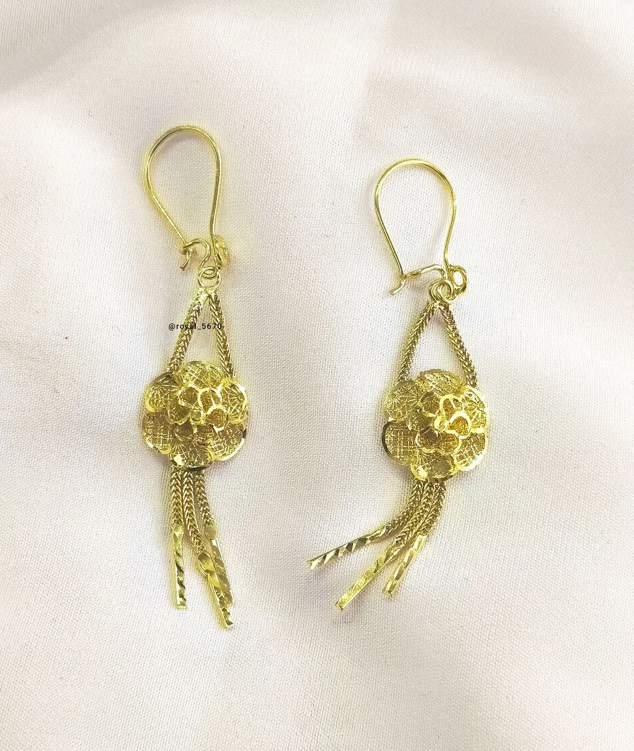 گوشواره های نقره فیوژن دقیقا کپی طلا|بدلیجات|مشهد, گلشور|دیوار