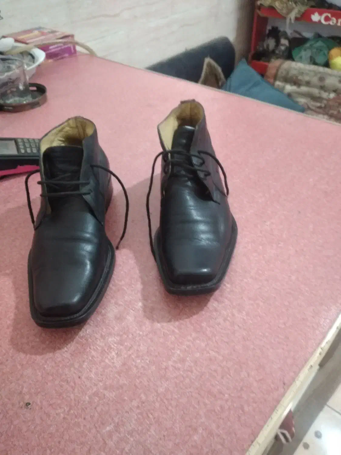 کفش نیم بوت چرم|کیف، کفش، کمربند|آق قلا, |دیوار