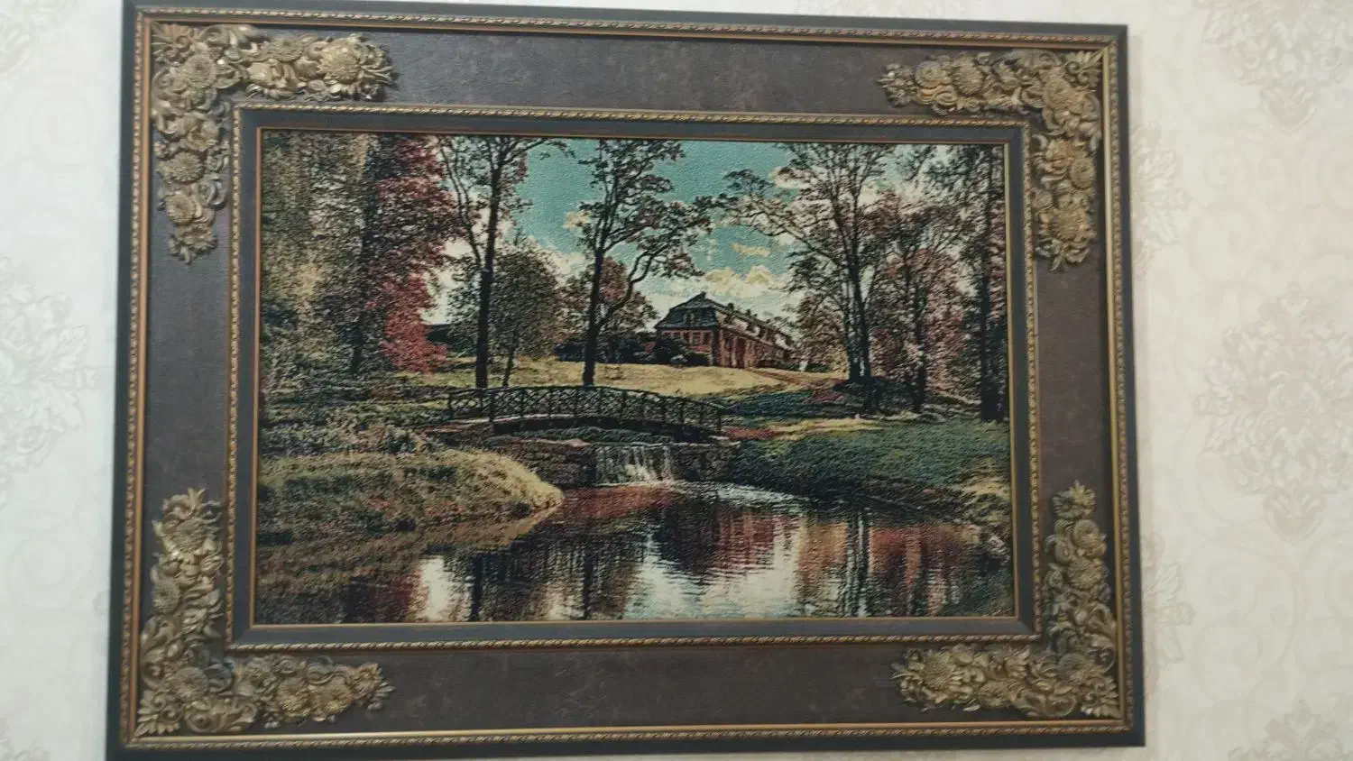 تابلو فرش|تابلو فرش|جوانرود, |دیوار