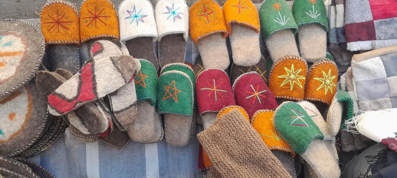 دمپائی نمدی|کیف، کفش، کمربند|فردیس, قریشی|دیوار