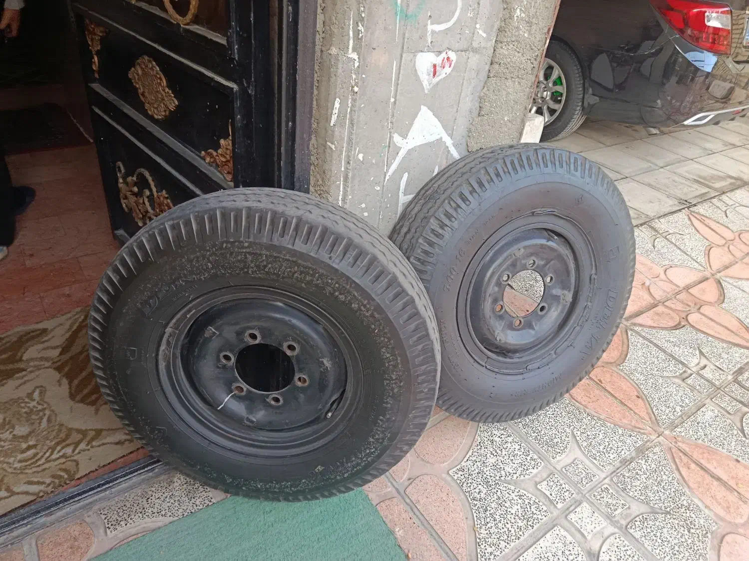 یک جفت لاستیک نیسان|قطعات یدکی و لوازم جانبی|رباط‌کریم, نصیرشهر|دیوار