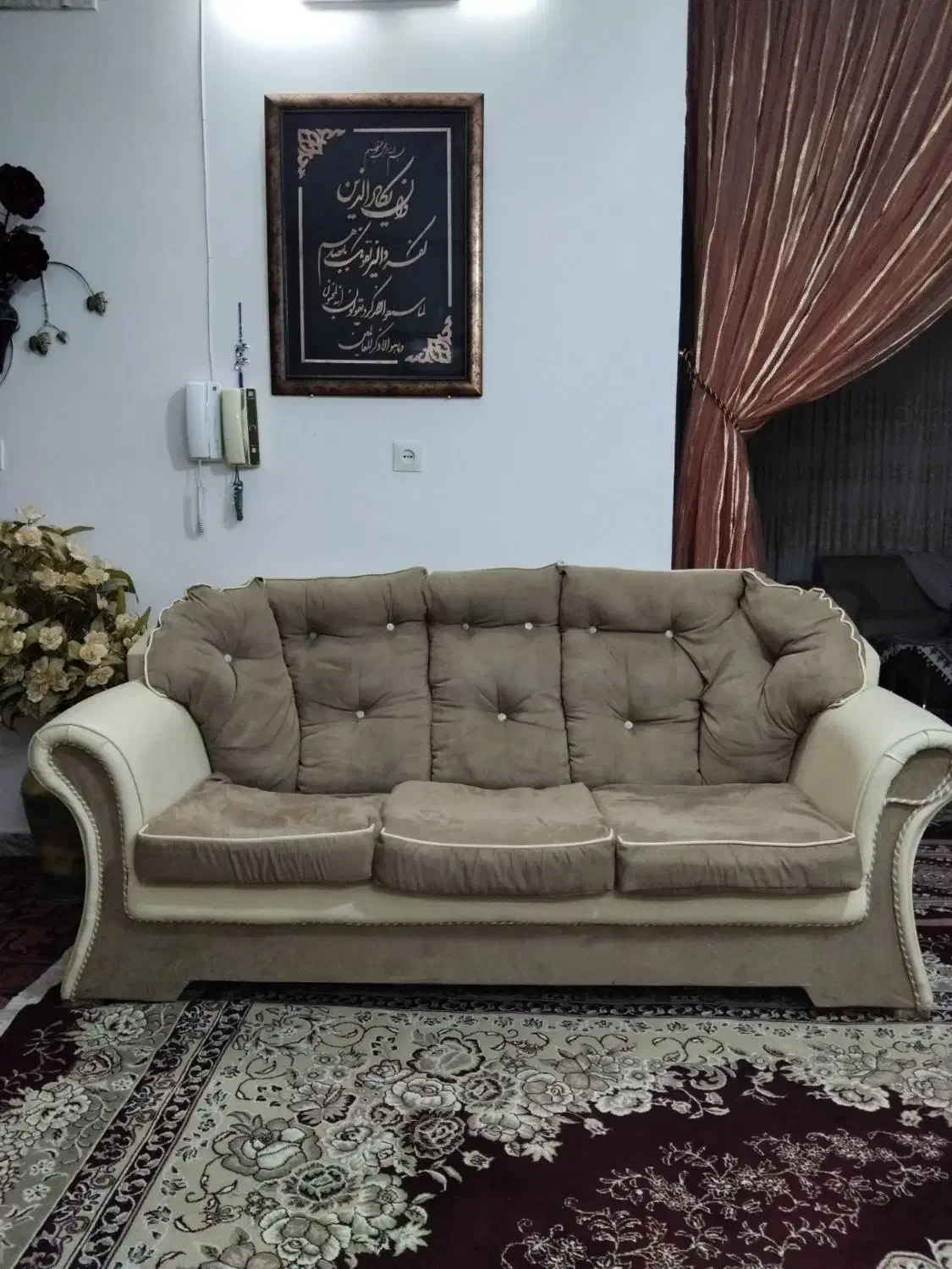 فروش مبل ۷نفره|مبلمان خانگی و میز عسلی|قوچان, |دیوار