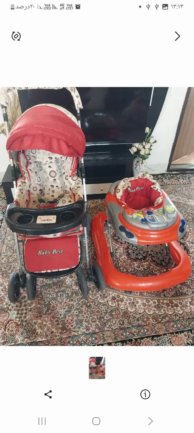 کالسکه وروروئک|کالسکه و لوازم جانبی|محمدیه-قزوین, |دیوار