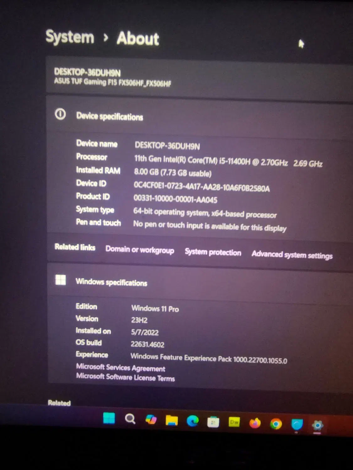 لپتاپ تاف گیمینگ fx506 hf|رایانه همراه|اهواز, گلستان|دیوار