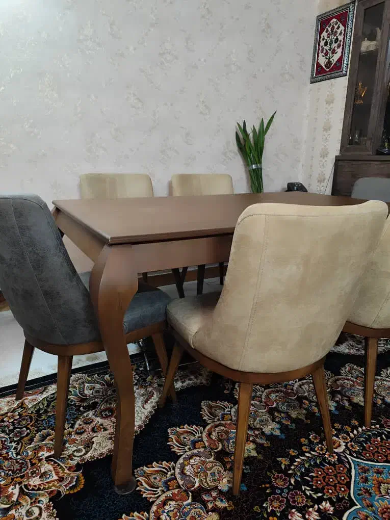 میز و صندلی غذاخوری ۶ نفره|میز و صندلی غذاخوری|محمدشهر, محمدشهر|دیوار