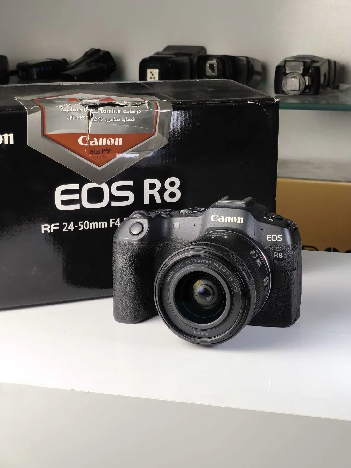 Canon R8 lenz 24-50 kit|دوربین عکاسی و فیلم‌برداری|اصفهان, خلجا|دیوار