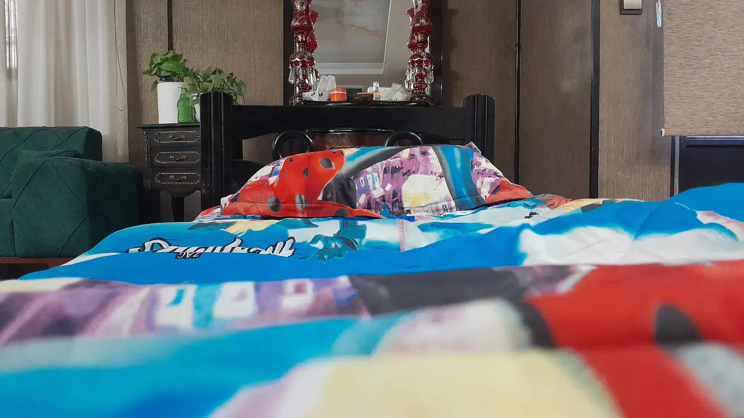 تخت نوجوان|تخت و سرویس خواب|مشهد, فتح المبین|دیوار