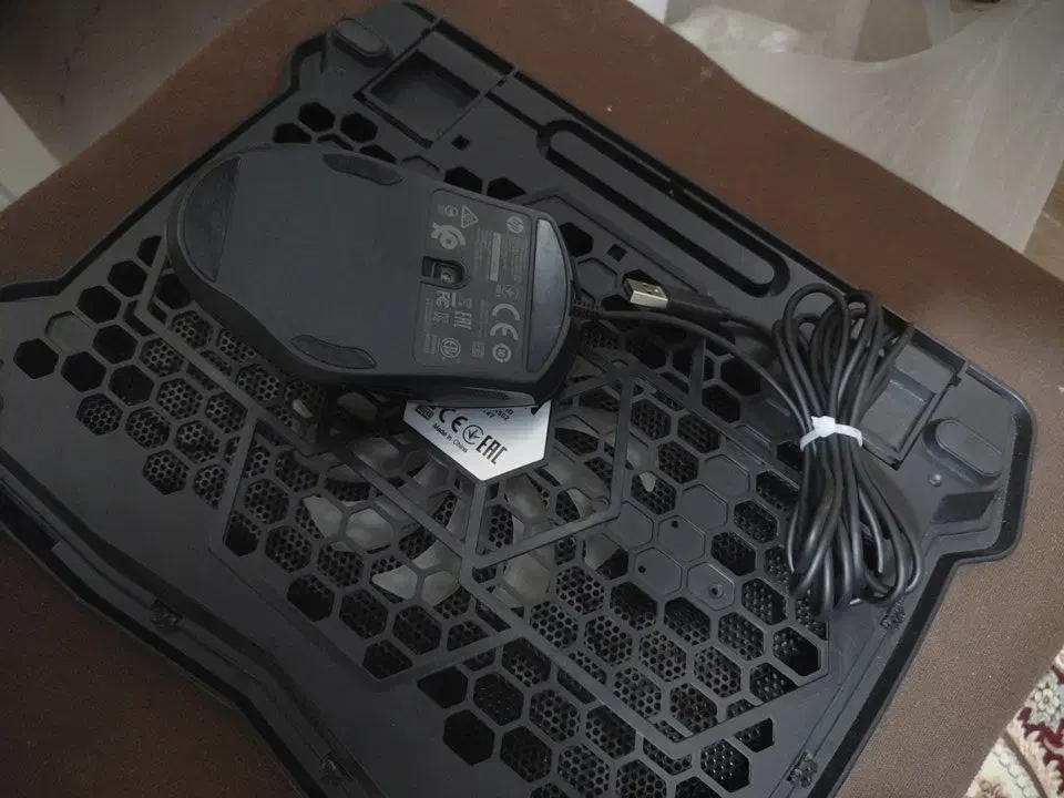 ماوس گیمینگ hp و کول پدcanyon. rgb|قطعات و لوازم جانبی رایانه|زاهدان, |دیوار