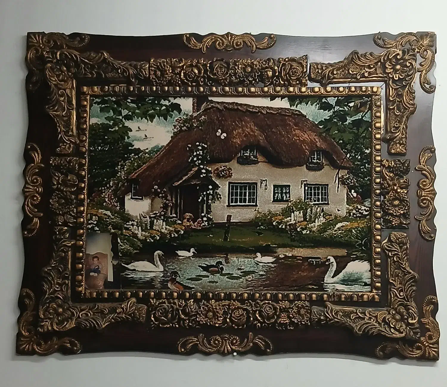 دو عدد قاب عکس فرش طبیعی|تابلو فرش|رشت, پاره بیجار|دیوار